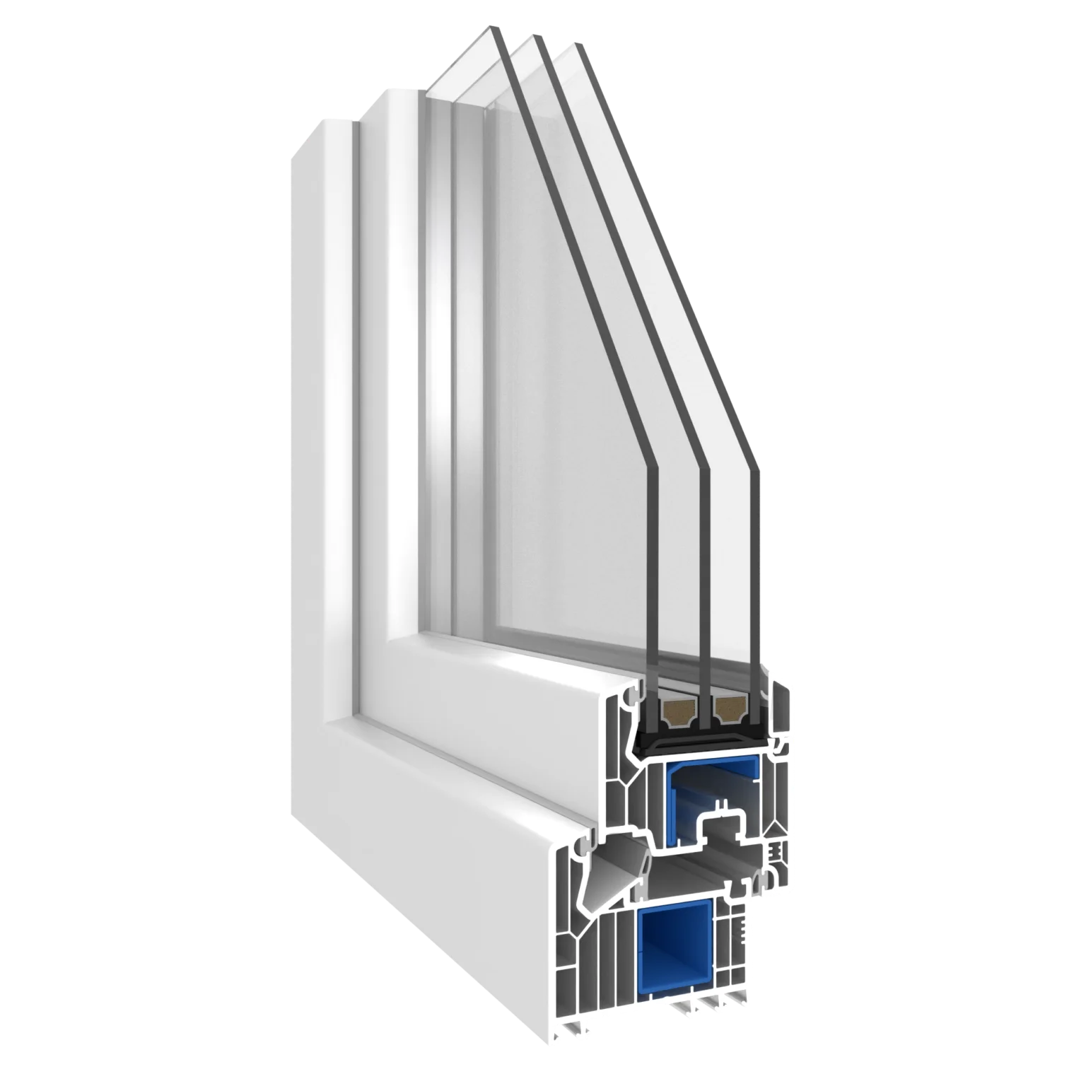 VEKA – przekrój profilu 1